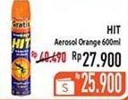 Promo Harga HIT Aerosol Orange 675 ml - Hypermart