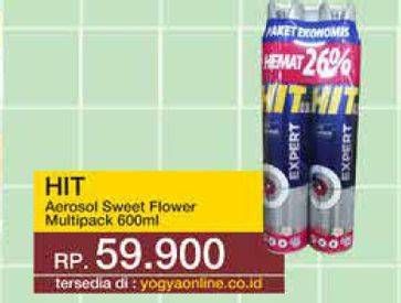 Promo Harga HIT Aerosol Expert Sweet Flower 675 ml - Yogya