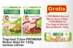 Promo Harga PROMINA Bubur Bayi 6+ All Variants 120 gr - Indomaret