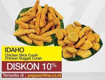 Promo Harga IDAHO Chicken Stick Curah/Chicken Nugget Curah  - Yogya