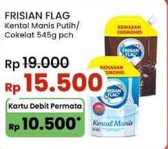 Promo Harga Frisian Flag Susu Kental Manis Cokelat, Putih 545 gr - Indomaret