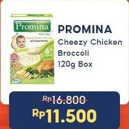 Promo Harga PROMINA Bubur Bayi 6+ Cheezy Chicken Broccoli 120 gr - Indomaret