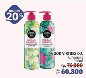 Promo Harga GOOD VIRTUES CO Shampoo All Variants 300 ml - LotteMart
