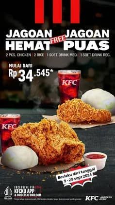 Promo Harga Free Jagoan Puas  - KFC