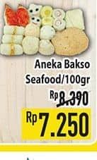 Promo Harga Aneka Bakso Seafood per 100 gr - Hypermart