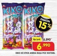 Promo Harga Kiko Ice Stick per 10 pcs 90 ml - Superindo