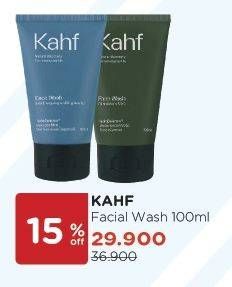 Promo Harga KAHF Face Wash 100 ml - Watsons