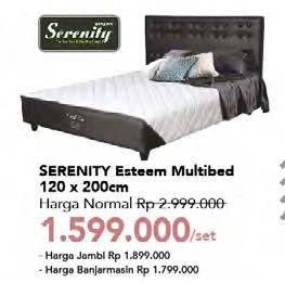 Promo Harga SERENITY Esteem Multibed 120 X 200 Cm  - Carrefour
