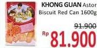 Promo Harga KHONG GUAN Assorted Biscuit Red 1600 gr - Alfamidi