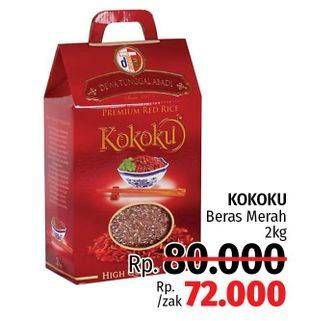 Promo Harga Kokoku Premium Red Rice 2 kg - LotteMart