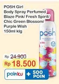 Promo Harga Posh Perfumed Body Spray   - Indomaret