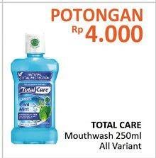 Promo Harga TOTAL CARE Mouthwash All Variants 250 ml - Alfamidi