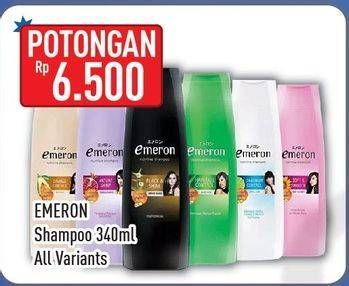 Promo Harga EMERON Shampoo All Variants 340 ml - Hypermart