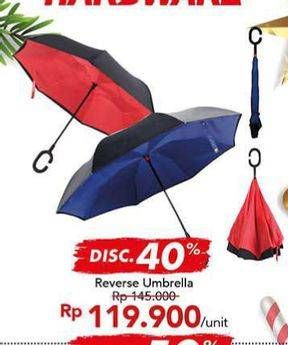Promo Harga Reverse Umbrella  - Carrefour