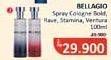 Promo Harga Bellagio Spray Cologne (Body Mist) Bold, Rave Culture, Stamina, Ventura 100 ml - Alfamidi