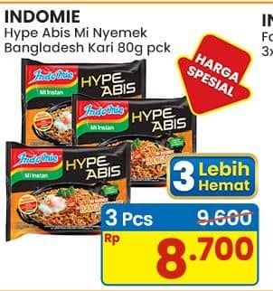 Promo Harga Indomie Hype Abis Nyemek Manglahdes Kari 80 gr - Indomaret