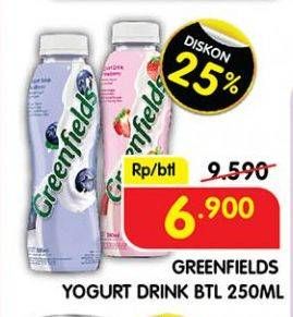 Promo Harga Greenfields Yogurt Drink 250 ml - Superindo