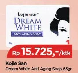 Promo Harga KOJIE SAN Dream White Soap Dream White 65 gr - TIP TOP