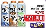 Promo Harga Milk Life Fresh Milk 1000 ml - Hypermart