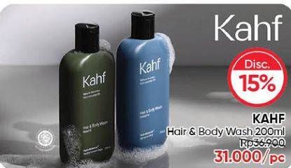 Promo Harga Kahf Hair & Body Wash 200 ml - Guardian