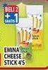 Promo Harga EMINA Cheese Stick per 4 pcs 12 gr - Hypermart