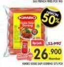 Promo Harga Kimbo Sosis Sapi Serbaguna 792 gr - Superindo