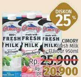 Promo Harga CIMORY Fresh Milk Flavour 950 ml - LotteMart