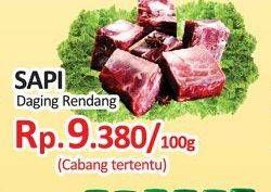 Promo Harga Daging Rendang Sapi per 100 gr - Yogya