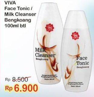 Promo Harga VIVA Face Tonic/Milk Cleanser 100ml  - Indomaret