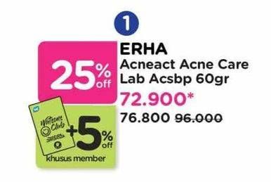Promo Harga Erha21 Acne Care Lab ACSBP  - Watsons