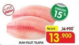 Promo Harga Ikan Nila Tilapia Fillet per 100 gr - Superindo