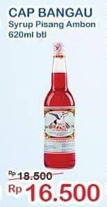 Promo Harga CAP BANGAU Syrup Pisang Ambon 620 ml - Indomaret