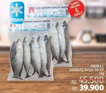 Promo Harga CHOICE L Ikan Kembung Banjar Tanpa Insang Isi Perut 1 kg - LotteMart