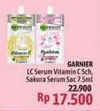 Promo Harga GARNIER Booster Serum Light Complete Vitamin C, Sakura White Hyaluron 7 ml - Alfamidi