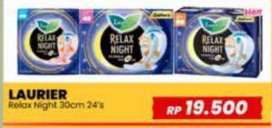 Promo Harga Laurier Relax Night 30cm 24 pcs - Yogya