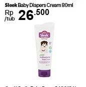 Promo Harga SLEEK Baby Antibacterial Diaper Cream 80 ml - Carrefour