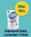 Promo Harga Super Pell Pembersih Lantai Baby Lavender 770 ml - Hypermart