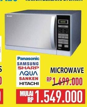 Promo Harga Panasonic/Samsung/Sharp/Aqua/sanken/Hitachi Microwave  - Hypermart