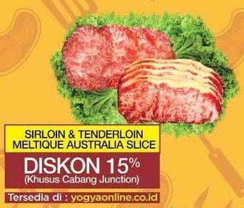 Promo Harga Sirloin/Tenderloin Meltique Australia Slice  - Yogya