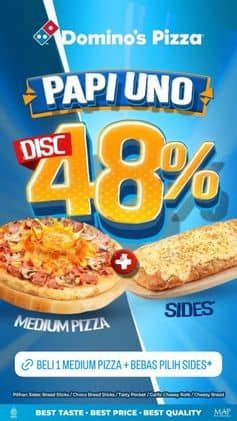 Promo Harga Papi Uno  - Domino Pizza