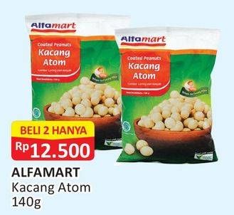 Promo Harga ALFAMART Kacang Atom per 2 pouch 140 gr - Alfamart