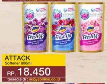 Promo Harga ATTACK Fresh Up Softener 800 ml - Yogya
