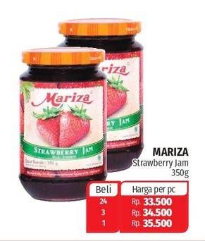 Promo Harga MARIZA Strawberry Jam 350 gr - Lotte Grosir