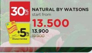 Promo Harga NATURALS BY WATSONS Products  - Watsons