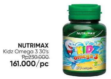 Promo Harga Nutrimax Kidz Omega 3 30 pcs - Guardian