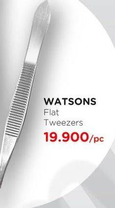 Promo Harga WATSONS Flat Tweezer  - Watsons