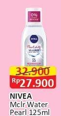 Promo Harga NIVEA MicellAir Skin Breathe Micellar Water Pearl White 125 ml - Alfamart