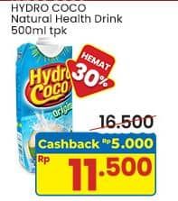 Promo Harga Hydro Coco Minuman Kelapa Original 500 ml - Indomaret