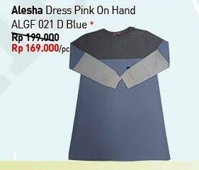 Promo Harga ALESHA Dress Dress Pink On Hand ALGF 021 D Blue  - Carrefour