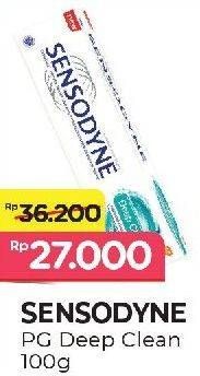 Promo Harga Sensodyne Pasta Gigi Deep Clean 100 gr - Alfamart